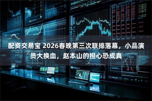 配资交易宝 2026春晚第三次联排落幕，小品演员大换血，赵本山的担心恐成真